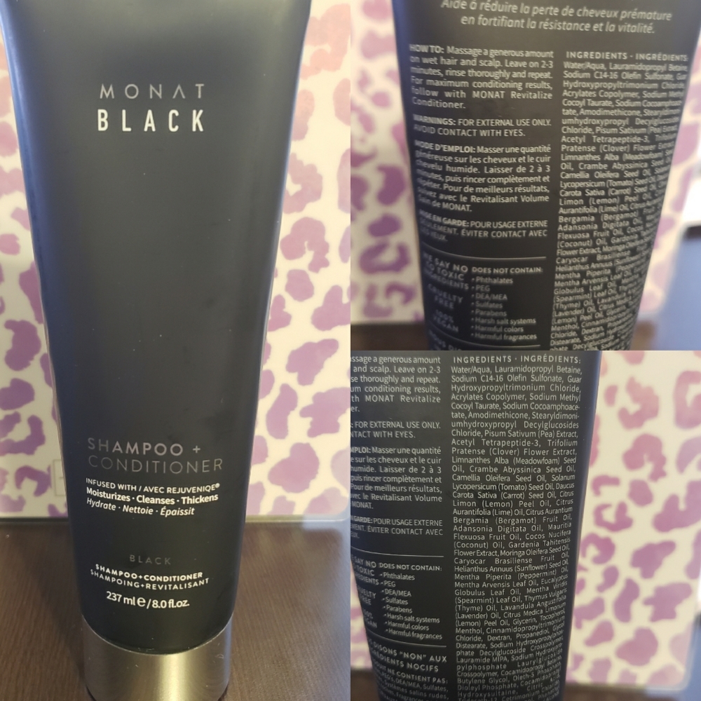 Monat Black Shampoo & Conditioner